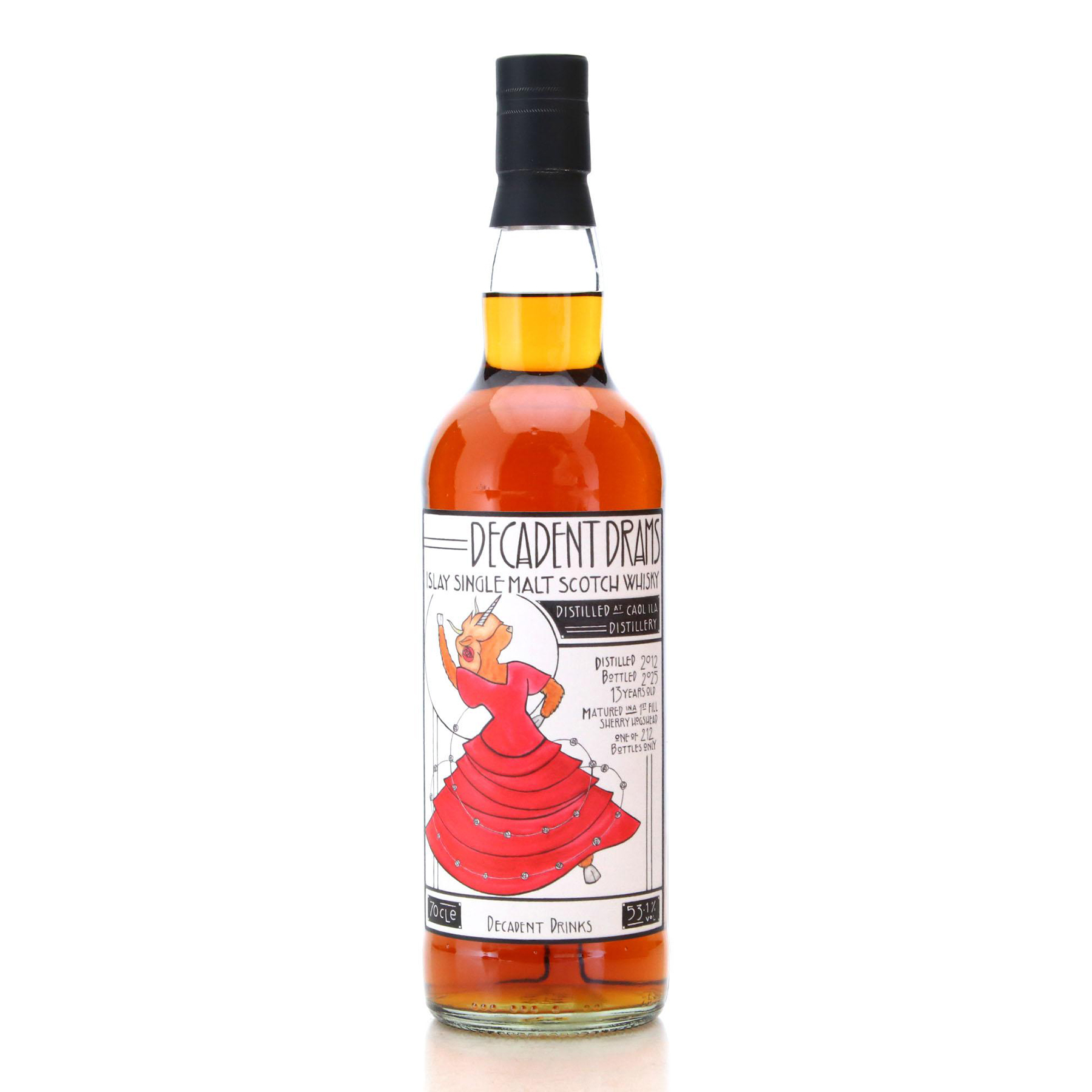 Caol Ila 13 years old 2012 - 2025 - 53.1% - Decadent Drinks - Islay Single Malt Scotch Whisky