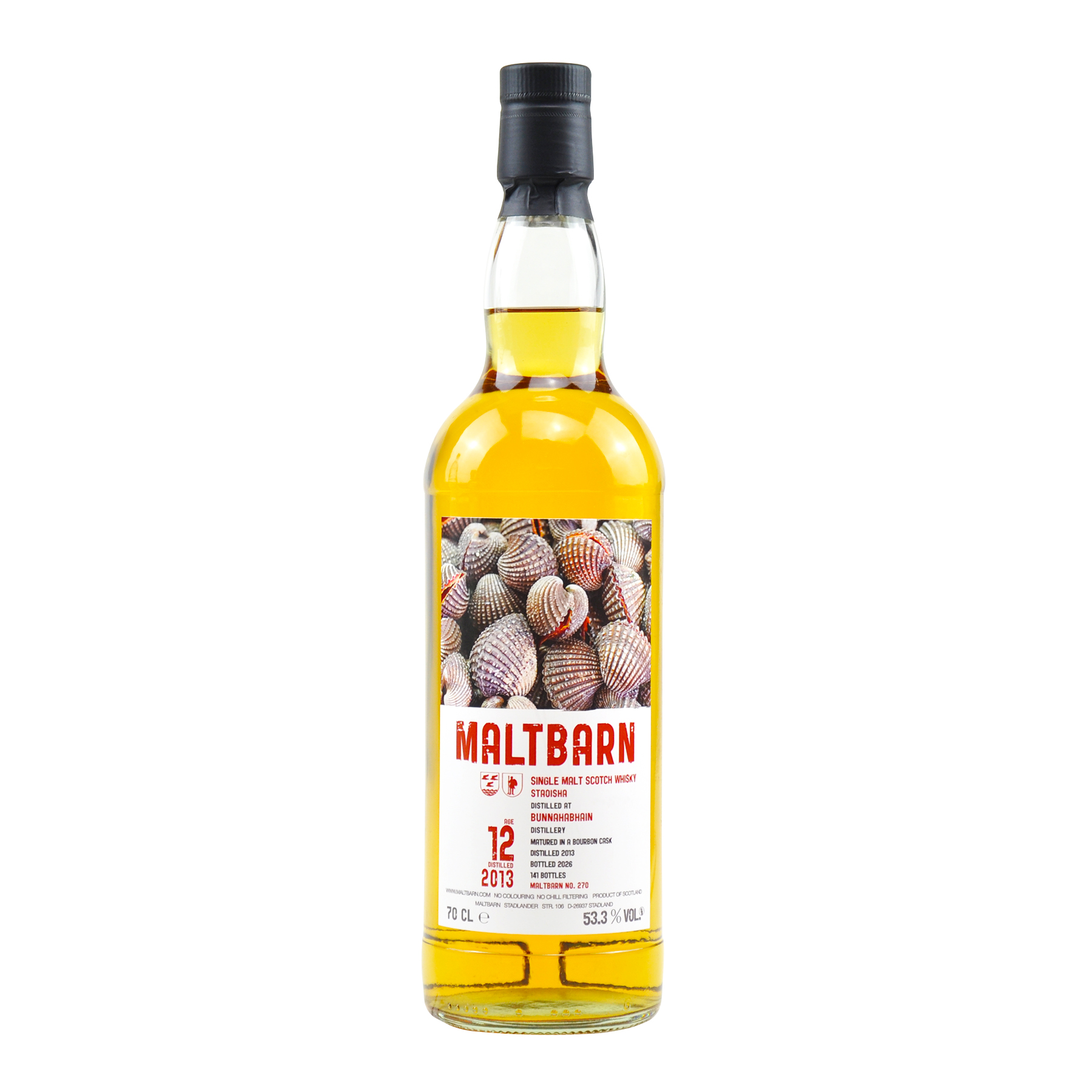 Staoisha 12 Jahre (Bunnahabhain) - 2013-2026 - Maltbarn - 10cl Sample