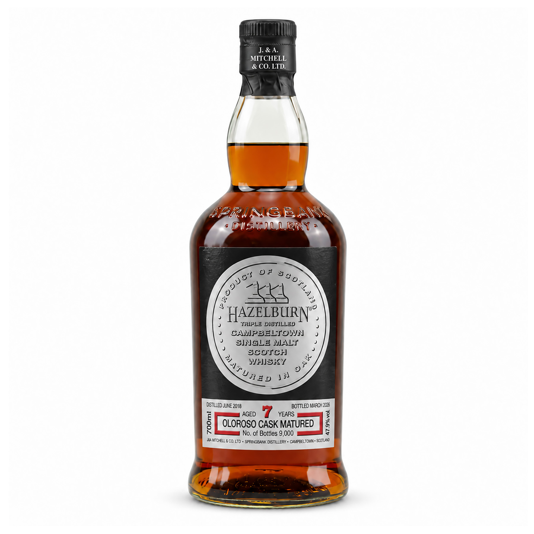 Hazelburn 7 Jahre - Oloroso Cask Matured - Release 2026