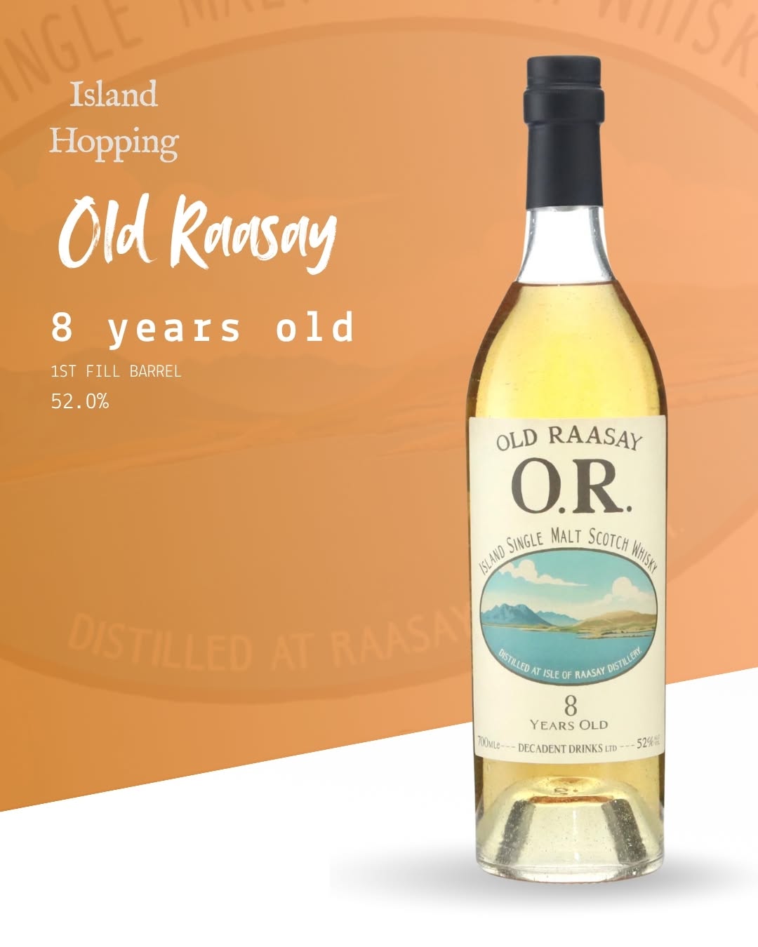 Old Raasay 8 Jahre - 2018 – 2026 - Decadent Drinks