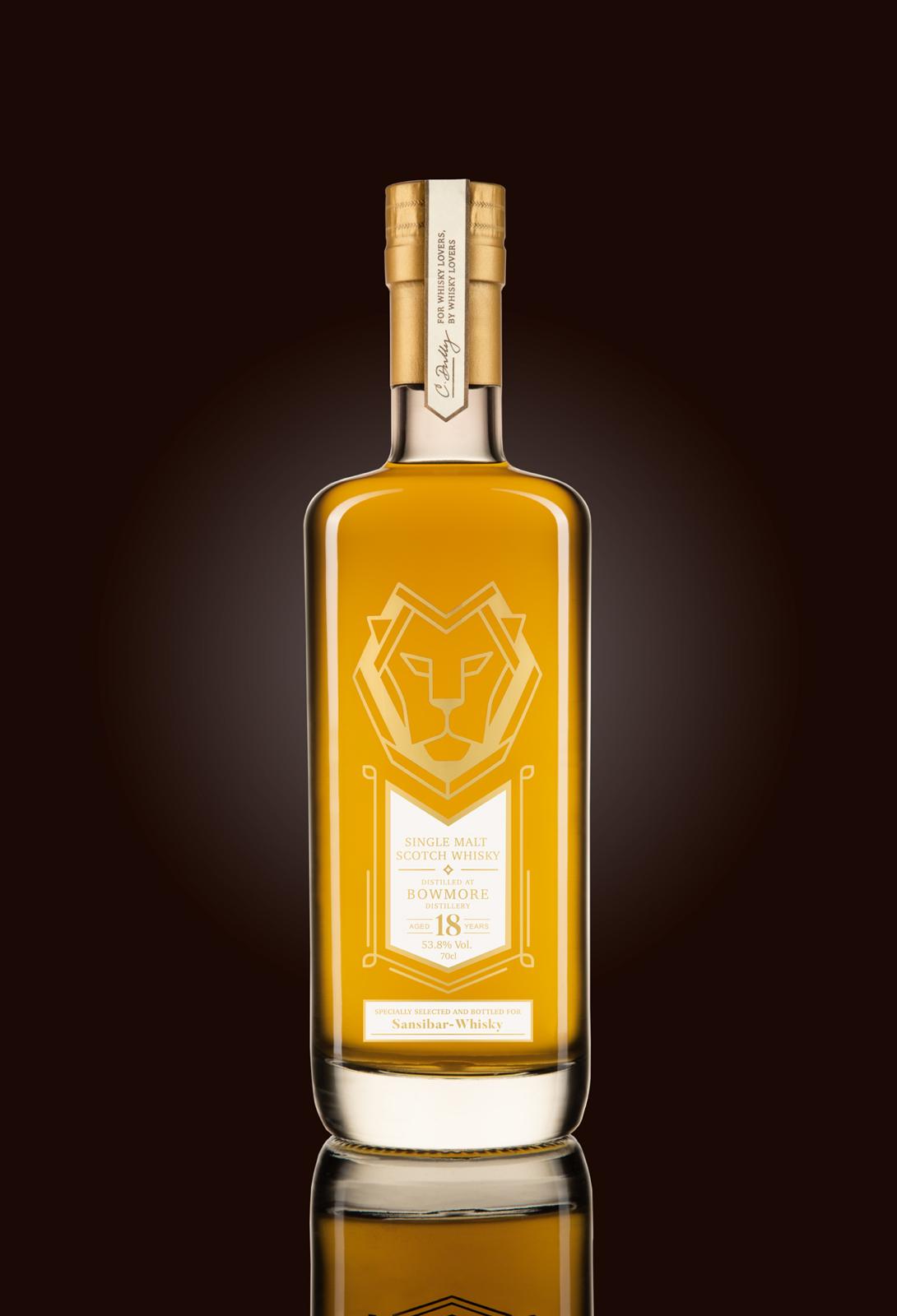 Bowmore 18 Jahre - 2007-2026 - C. Dully Selection - 15th Anniversary Sansibar Whisky - 4cl Sample